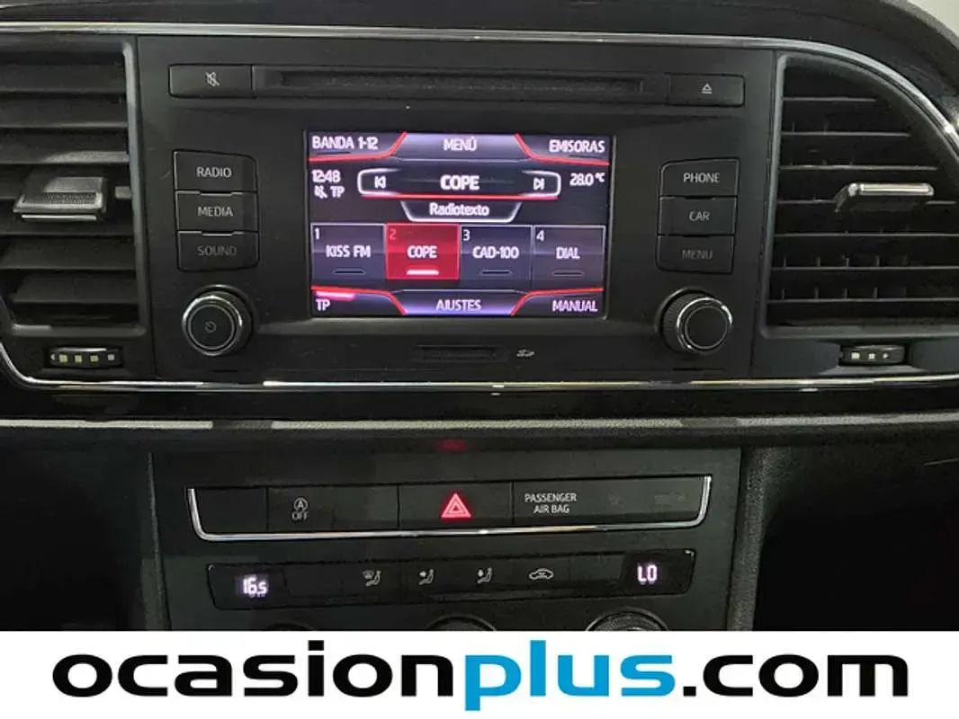 Usado Seat Leon Reference 105 CV (77 kW) 2014 Gris Utilitario