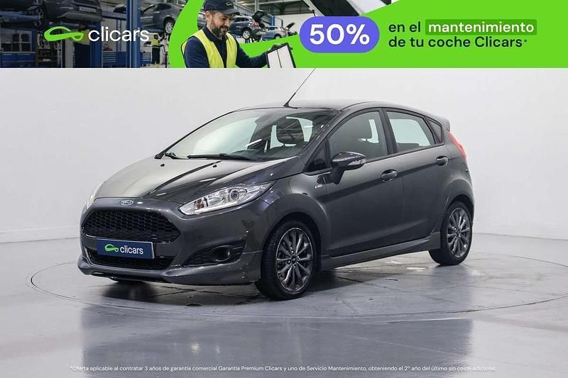 Usado Ford Fiesta ST-Line 101 CV (74 kW) 2017 Gris Utilitario