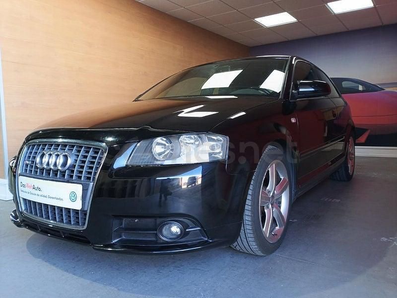 Usado Audi A3 S-Line 170 CV (125 kW) 2008 Negro Utilitario