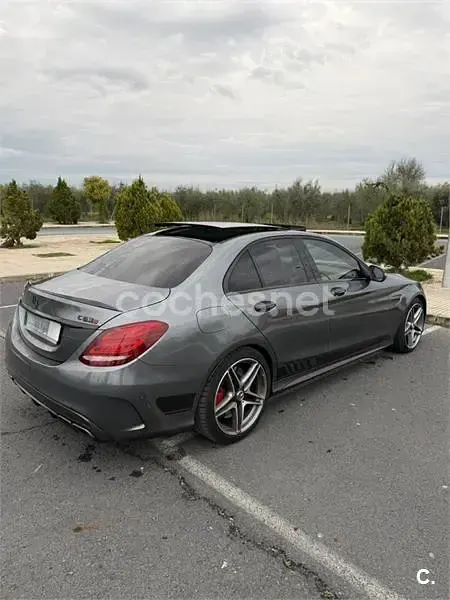 Usado Mercedes C63S AMG 510 CV (375 kW) 2017 Gris / plata Berlina