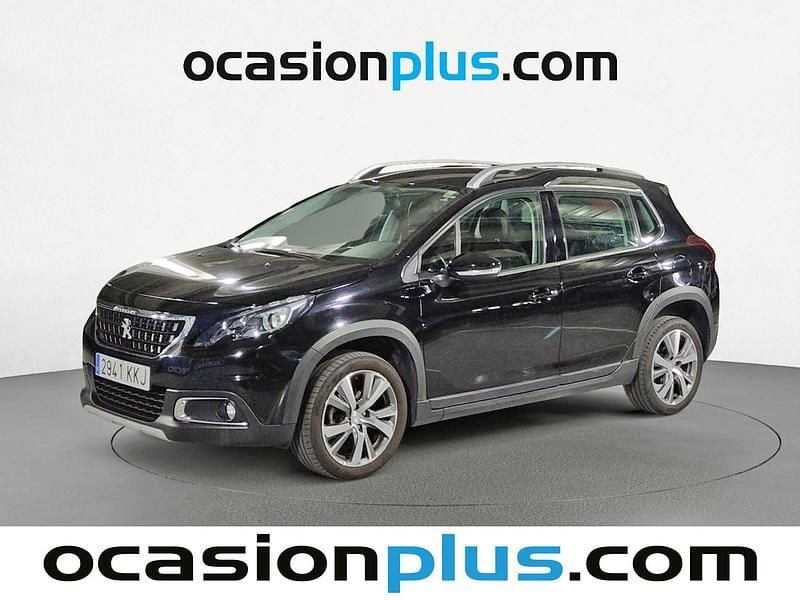 Usado Peugeot 2008 Allure 100 CV (73 kW) 2018 Negro SUV