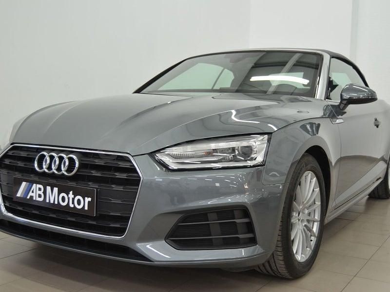 Usado Audi A5 Cabriolet 190 CV (139 kW) 2018 Gris / plata Descapotable