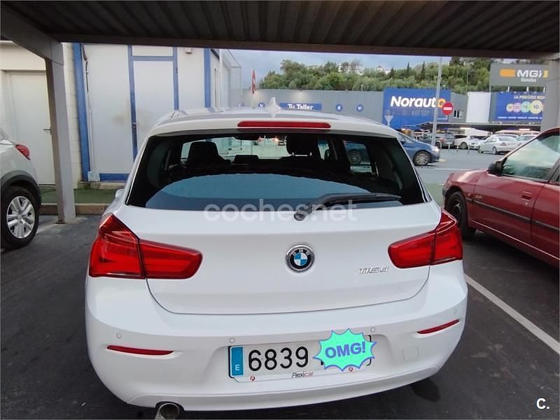 Usado BMW 116 116 CV (85 kW) 2019 Blanco Utilitario