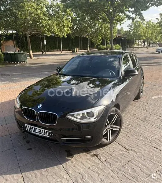Usado BMW 116 Sport Line 116 CV (85 kW) 2013 Negro Utilitario