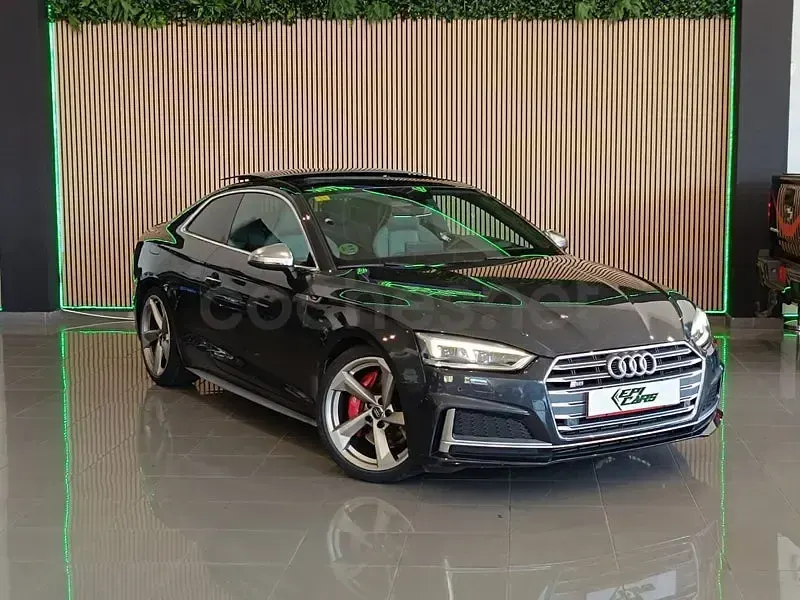 Usado Audi S5 354 CV (260 kW) 2017 Gris / plata Coupe