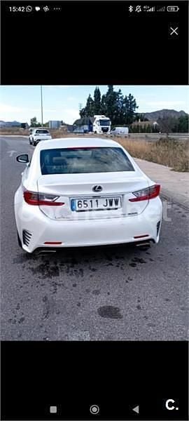 Usado Lexus RC300h Executive Line 223 CV (164 kW) 2017 Blanco Coupe