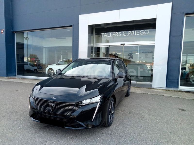 Usado Peugeot 308 Allure 130 CV (95 kW) 2023 Negro Berlina