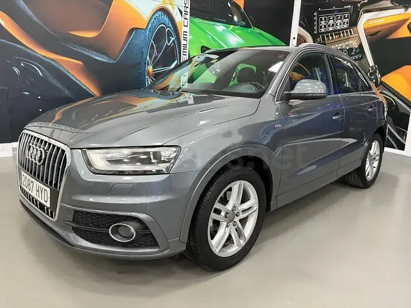 Usado Audi Q3 S-Line 140 CV (102 kW) 2014 Gris / plata SUV
