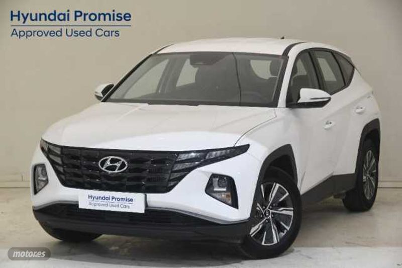 Atlas white Usado 2024 Hyundai Tucson SUV | 23.990 € (Buen precio) - Imagen 1/4