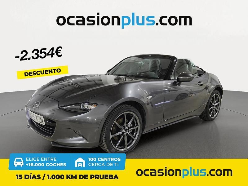 Gris Usado 2019 Mazda MX5 Descapotable | 25.900 € (Precio justo) - Imagen 1/4