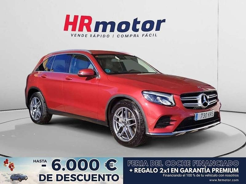 Usado Mercedes GLC220 170 CV (125 kW) 2018 Rojo SUV