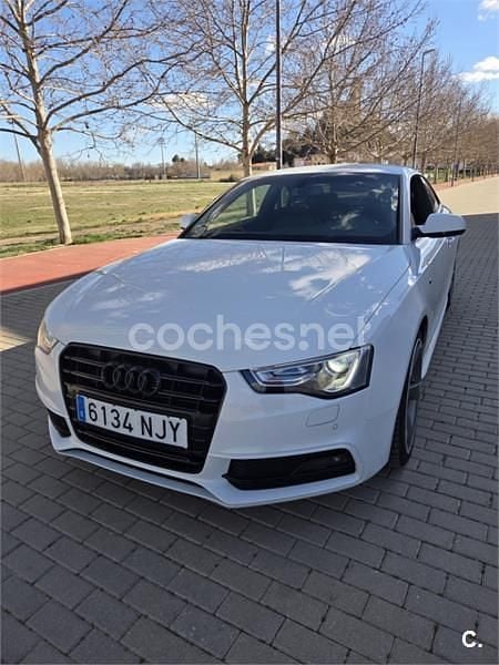 Usado Audi A5 S-Line 204 CV (150 kW) 2015 Blanco Coupe