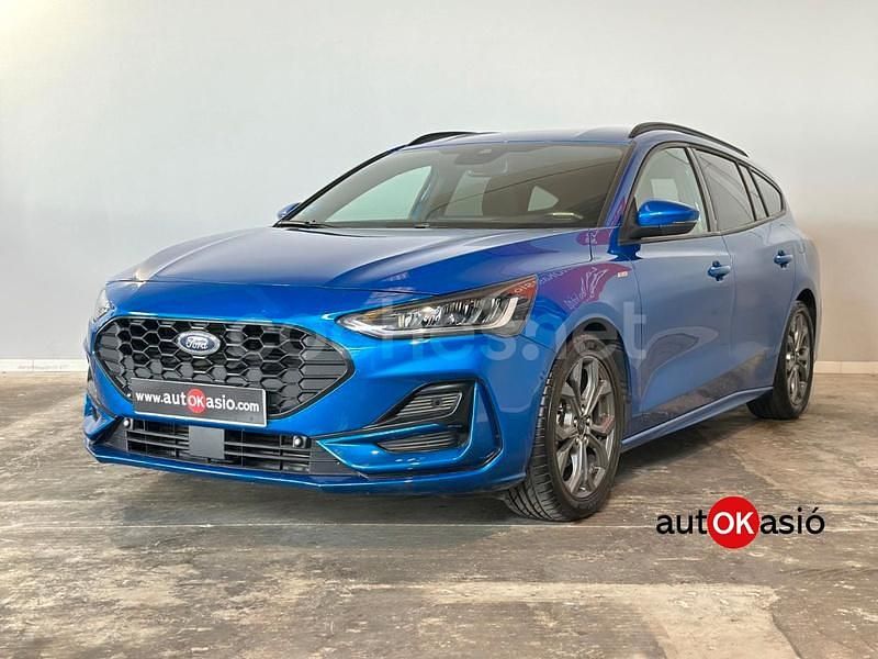 Azul Usado 2024 Ford Focus ST-Line Familiar | 22.490 € (Precio justo) - Imagen 1/4