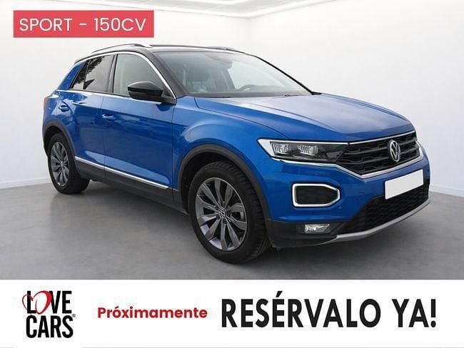 Azul Usado 2022 VW T-Roc Sportline SUV | 20.700 € (Precio justo) - Imagen 1/1