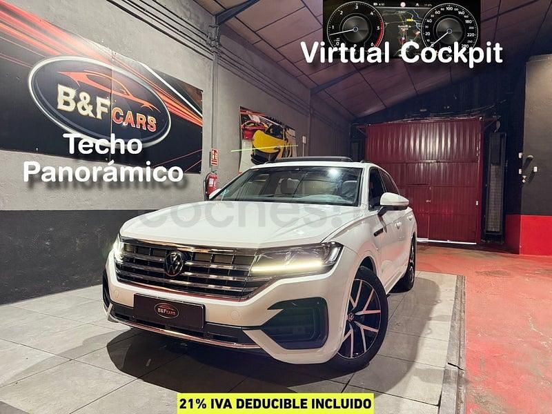 Blanco Usado 2021 VW Touareg R-line SUV | 35.990 € (Super precio) - Imagen 1/4