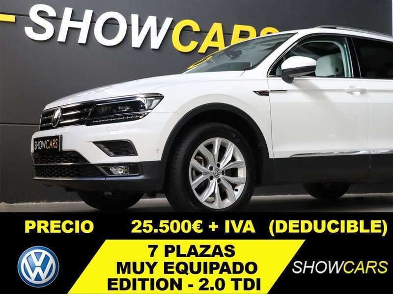 Blanco Usado 2020 VW Tiguan Allspace Sportline SUV | 24.500 € - Imagen 1/4
