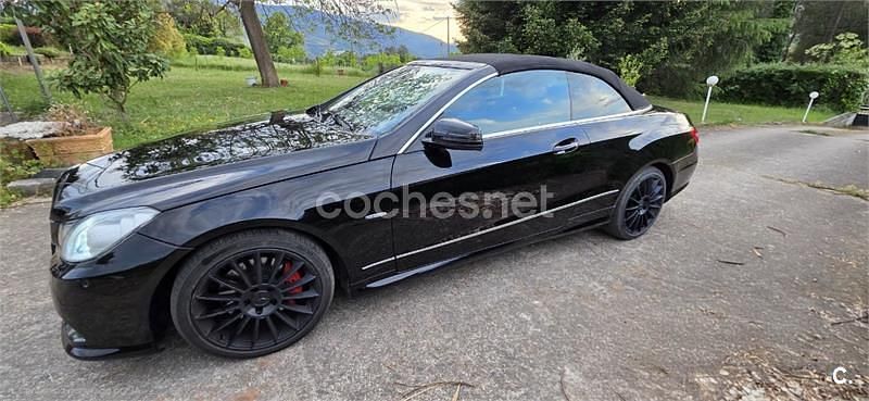 Usado Mercedes E350 Avantgarde 231 CV (169 kW) 2010 Negro Descapotable