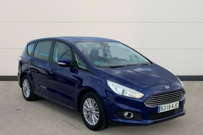 Azul Usado 2018 Ford S-MAX Trend Monovolumen | 17.619 € (Precio justo) - Imagen 1/4