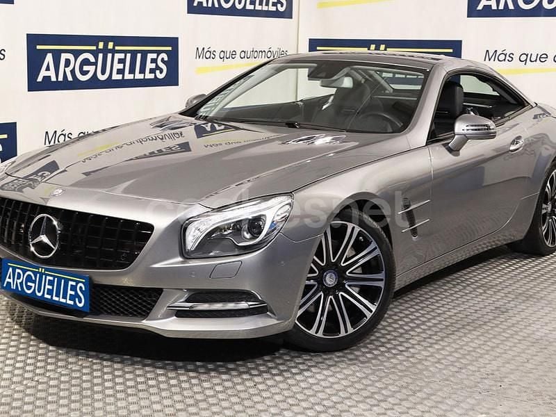 Usado Mercedes SL350 306 CV (225 kW) 2012 Gris / plata Descapotable