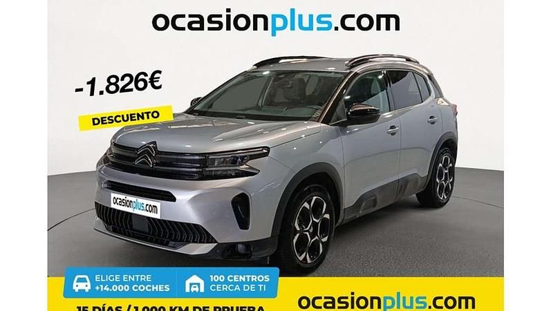 Gris Usado 2024 Citroën C5 Aircross PureTech SUV | 18.264 € (Super precio) - Imagen 1/4
