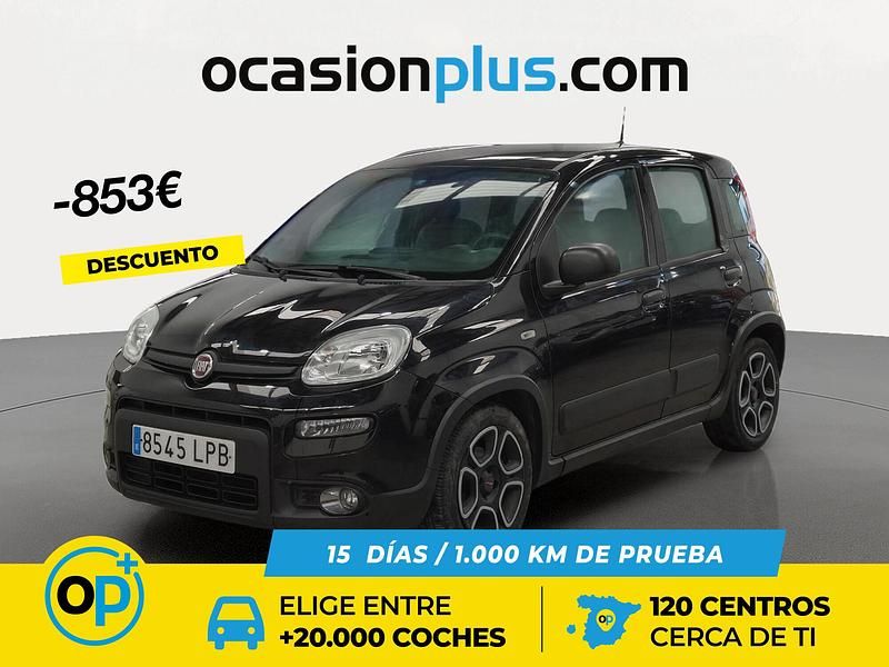 Negro Usado 2021 Fiat Panda City Life Berlina | 9390 € (Precio justo) - Imagen 1/4