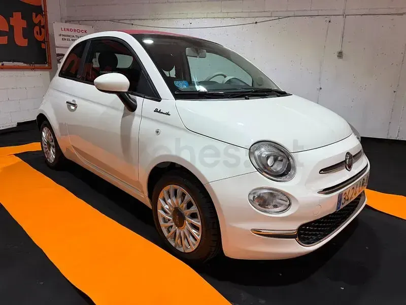 Usado Fiat 500C Dolcevita 70 CV (51 kW) 2021 Blanco Descapotable