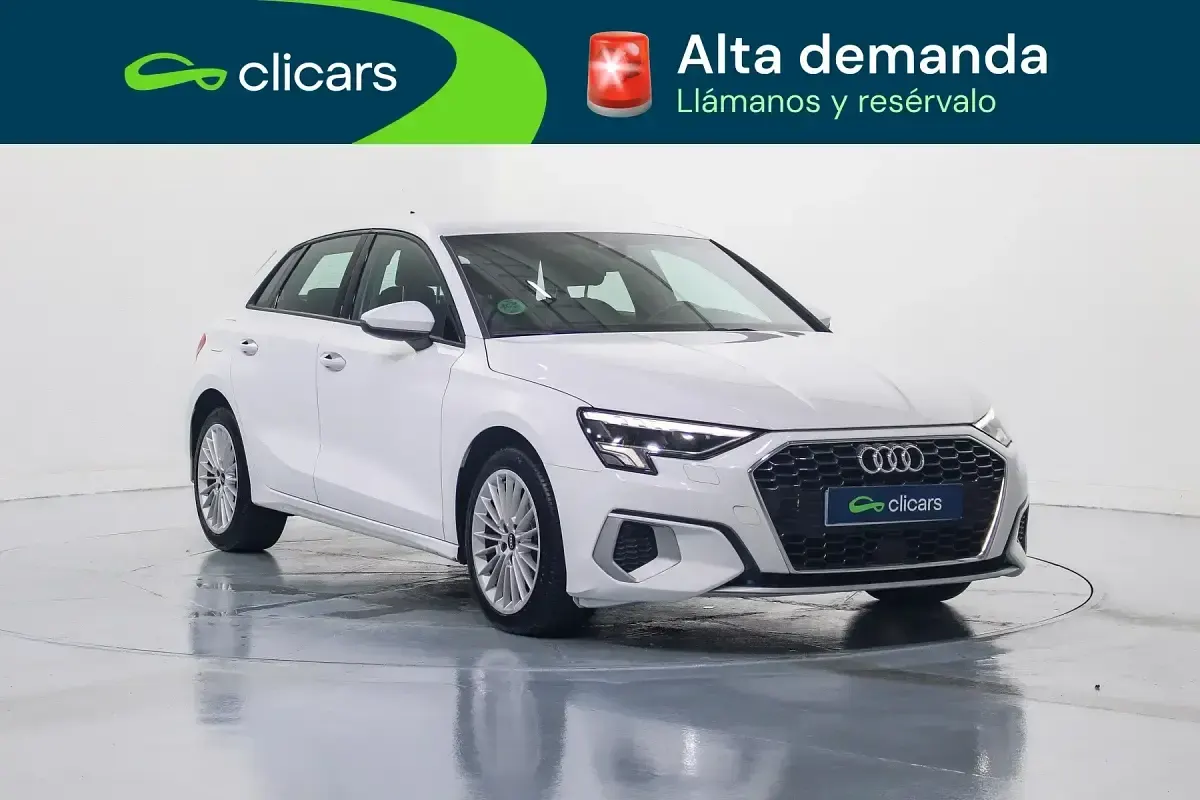 Usado Audi A3 Advanced 150 CV (110 kW) 2022 Blanco Berlina