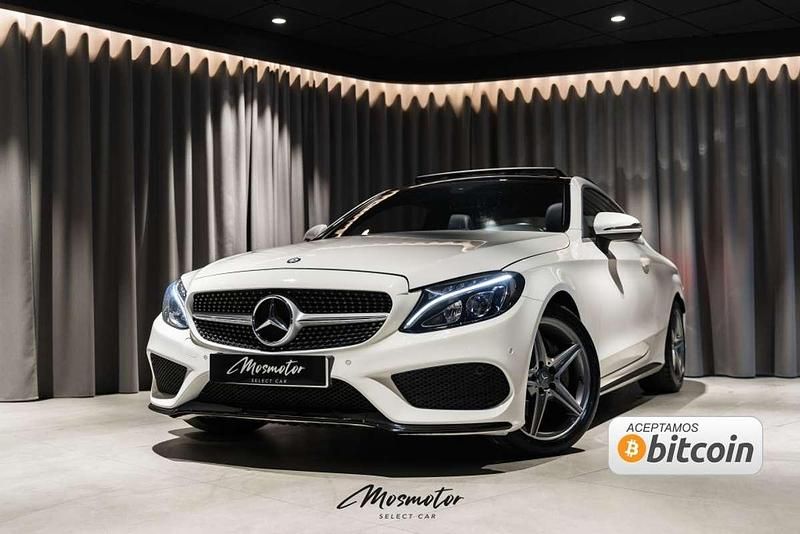 Usado Mercedes C200 184 CV (135 kW) 2016 Blanco Coupe