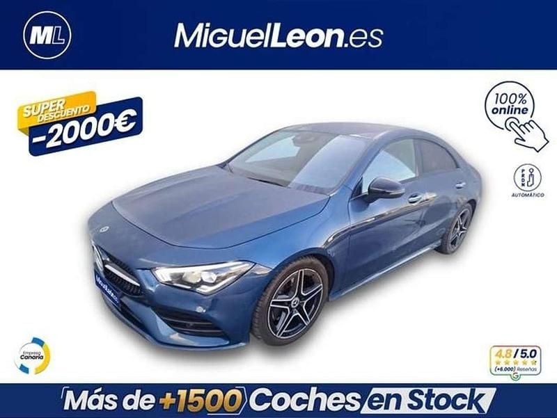 Usado Mercedes CLA200 163 CV (119 kW) 2021 Azul Berlina