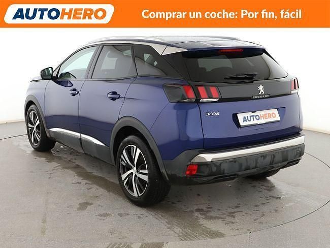 Usado Peugeot 3008 Allure 130 CV (95 kW) 2019 Azul SUV