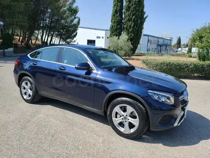 Usado Mercedes GLC250 211 CV (155 kW) 2018 Azul SUV