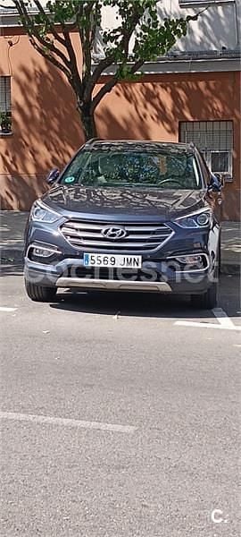 Azul Usado 2016 Hyundai Santa Fe SUV | 15.500 € (Buen precio) - Imagen 1/4