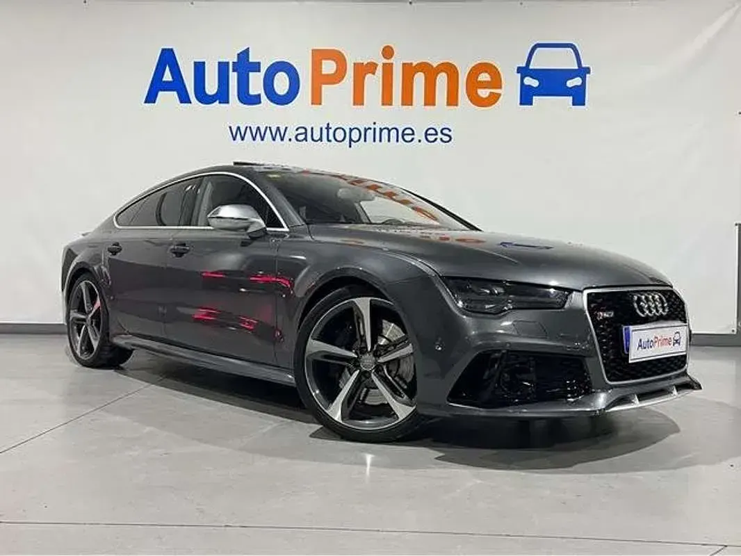 Usado Audi RS7 Sportback 560 CV (411 kW) 2015 Azul Utilitario