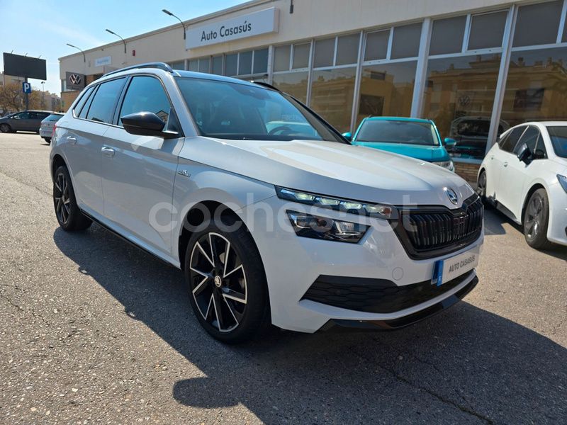 Blanco Usado 2021 Skoda Kamiq Monte Carlo SUV | 21.990 € (Precio justo) - Imagen 1/4