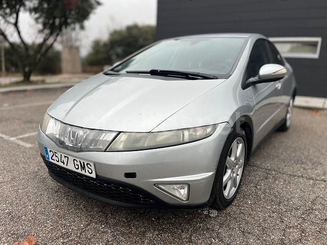 Gris / plata Usado 2009 Honda Civic Sport Berlina | 4490 € (Buen precio) - Imagen 1/4