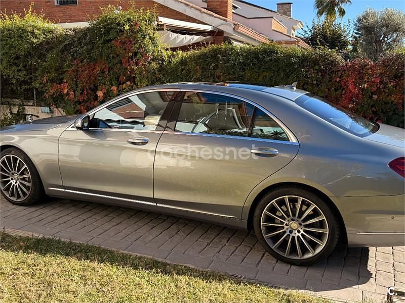 Usado Mercedes S500 455 CV (334 kW) 2014 Gris / plata Berlina