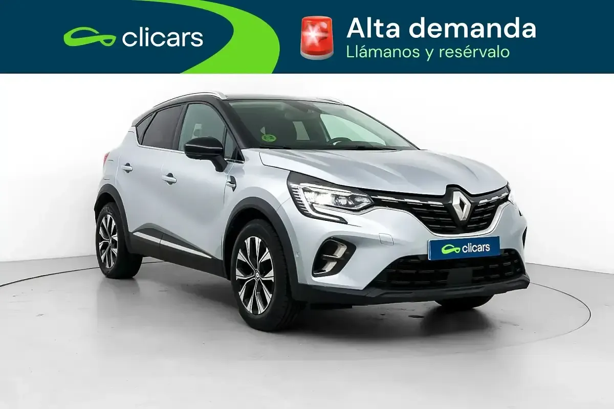 Usado Renault Captur Techno 90 CV (66 kW) 2024 Gris / plata SUV