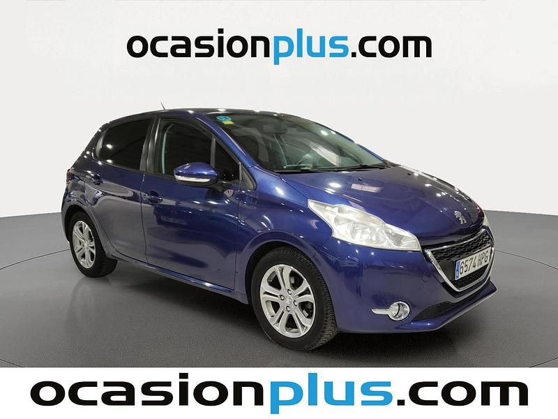 Usado Peugeot 208 Active 82 CV (60 kW) 2013 Azul Utilitario