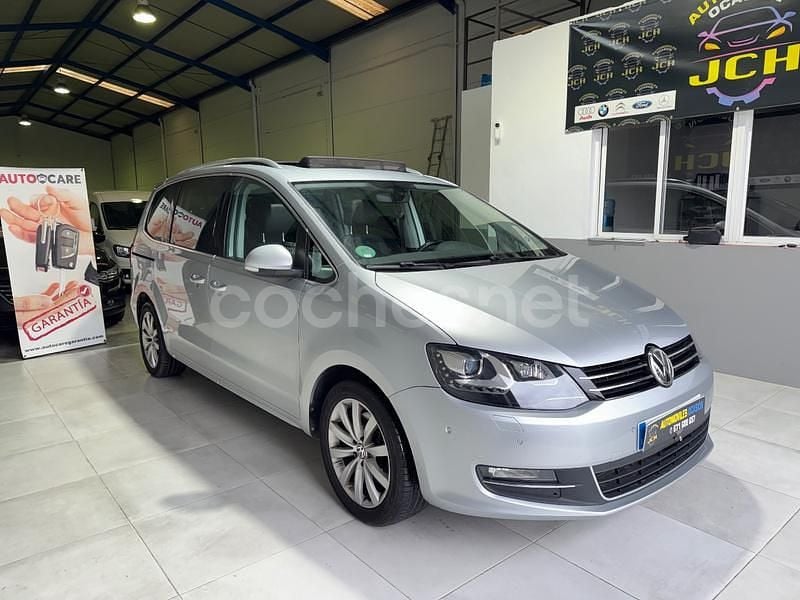 Usado VW Sharan Sportline 150 CV (110 kW) 2015 Gris / plata Monovolumen