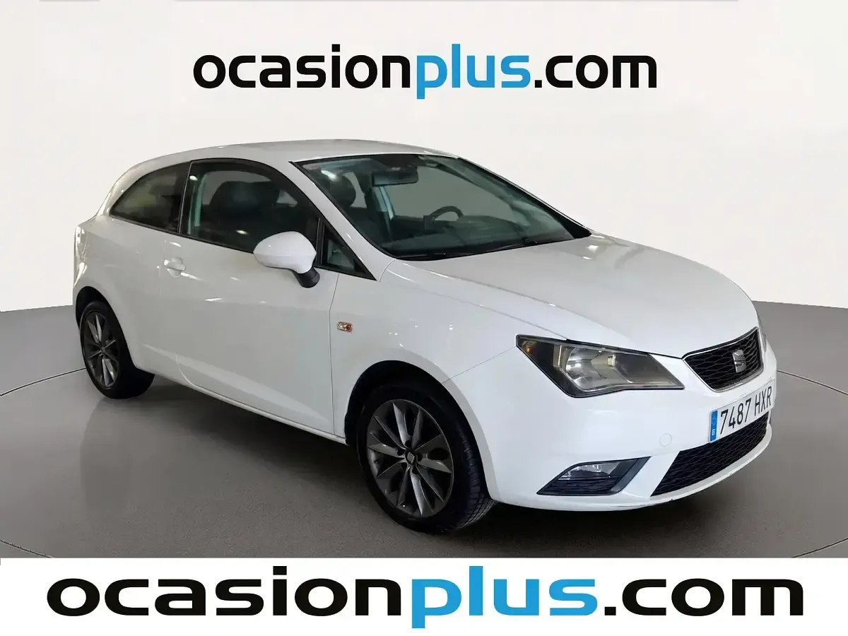 Usado Seat Ibiza I-Tech 90 CV (66 kW) 2014 Blanco Berlina