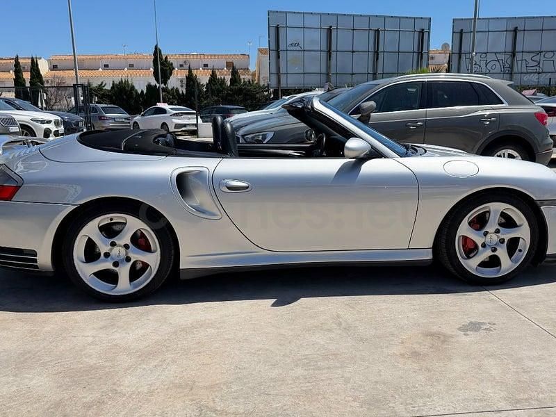 Usado Porsche 911 Turbo Cabriolet 420 CV (308 kW) 2003 Gris / plata Descapotable