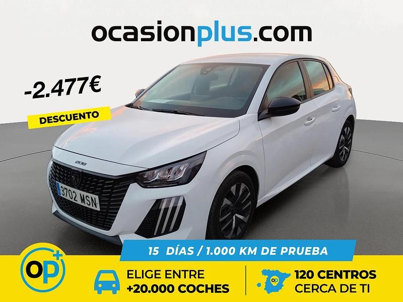 Usado Peugeot 208 Active 100 CV (73 kW) 2024 Blanco Utilitario