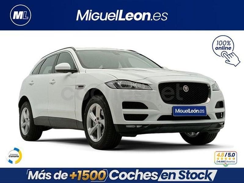 Usado Jaguar F-Pace Portfolio 181 CV (133 kW) 2019 Blanco SUV