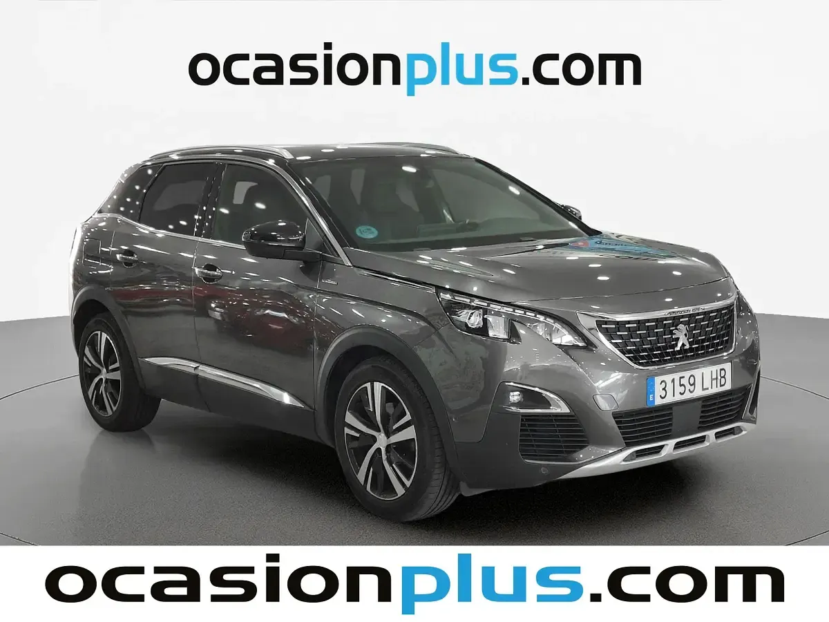 Usado Peugeot 3008 GT-line 131 CV (96 kW) 2020 Gris SUV