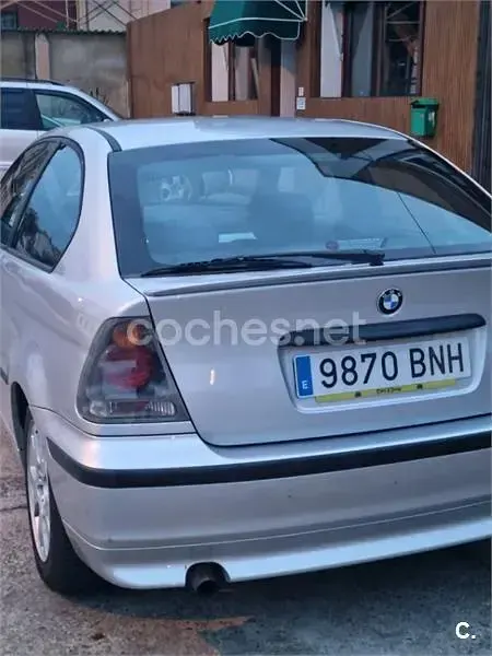 Usado BMW 316 Compact 115 CV (84 kW) 2001 Gris / plata Utilitario