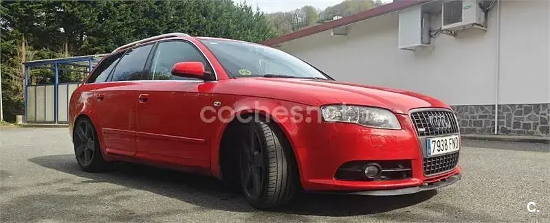 Usado Audi A4 S-Line 170 CV (125 kW) 2007 Rojo Familiar
