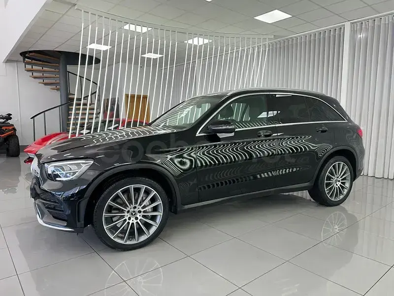 Usado Mercedes GLC220 194 CV (142 kW) 2022 Negro SUV