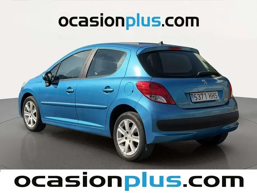 Usado Peugeot 207 Access 75 CV (55 kW) 2011 Azul Utilitario