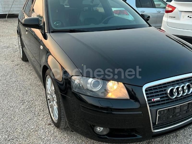 Usado Audi A3 S-Line 170 CV (125 kW) 2008 Negro Utilitario