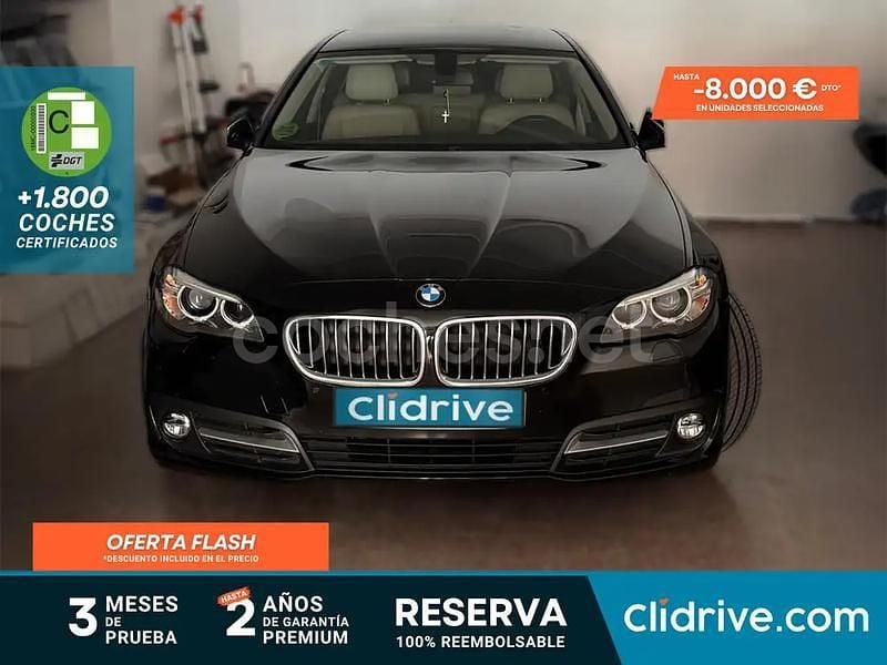 Negro Usado 2015 BMW 520 Familiar | 19.490 € (Precio justo) - Imagen 1/4